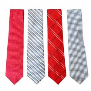 Tommy Hilfiger Red and Blue Tie Collection